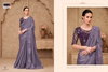 Grey Colour Silver Screen 32007 F Hit By Tfh Party Wear Saree Exporters In India